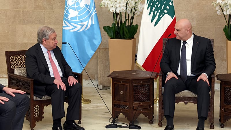 Video thumbnail for UN chief calls for ceasefire between Israel and Hezbollah