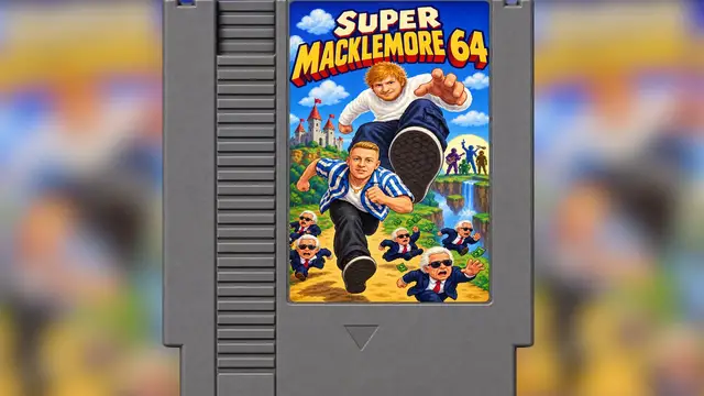 Video thumbnail for Super Macklemore 64: Video game mocks Sheeran concert controversy