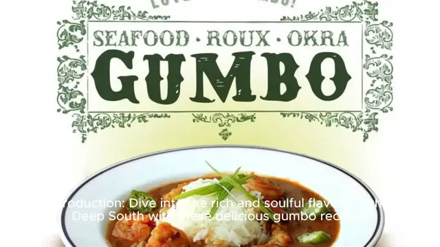 Video thumbnail for Gumbo Recipes