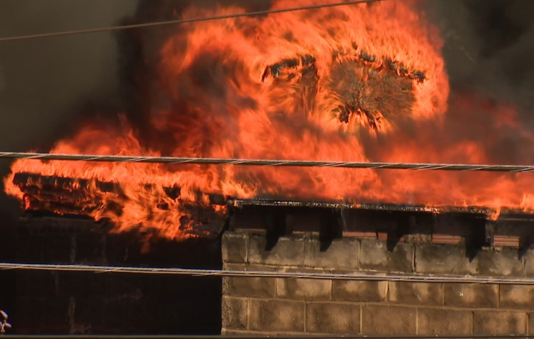Video thumbnail for State of emergency declared, schools shut down after warehouse fire engulfs Belleville
