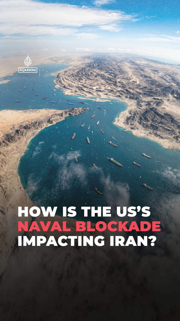Video thumbnail for How is the US’s naval blockade impacting Iran?