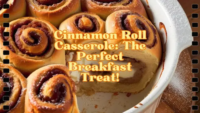 Video thumbnail for Cinnamon Roll Casserole The Perfect Breakfast Treat!