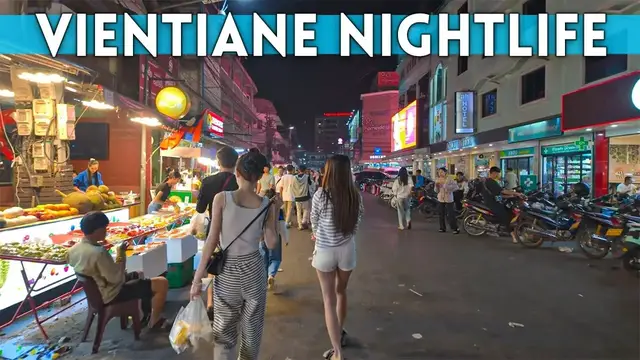 'Video thumbnail for Vientiane Laos Nightlife Tour 2025 4K'