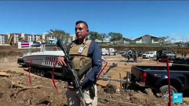 Video thumbnail for Costa Rica builds new mega-prison modelled on El Salvador jail