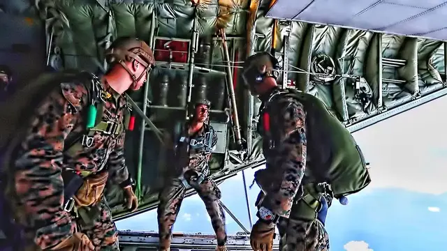 'Video thumbnail for Force Recon Marines Parachute Training (2019)'