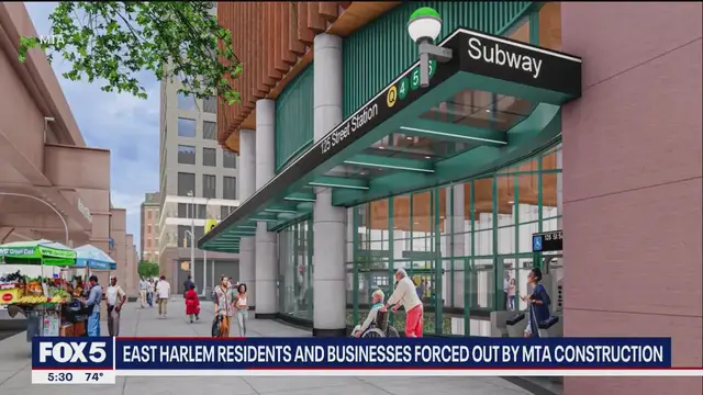 'Video thumbnail for East Harlem residents and businesses forced out by MTA construction'
