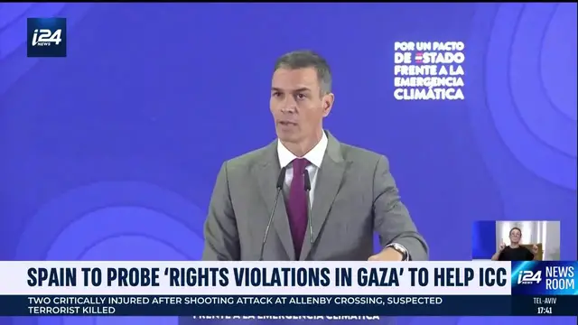 'Video thumbnail for Spain to probe 'rights violations in Gaza' to help ICC'