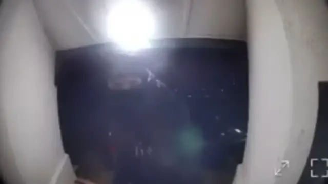 'Video thumbnail for Doorbell cam video shows masked arsonists attacking UK mosque'