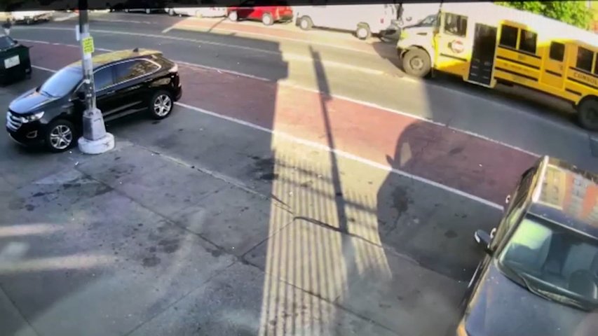 Video thumbnail for Person struck by car on Webster Avenue