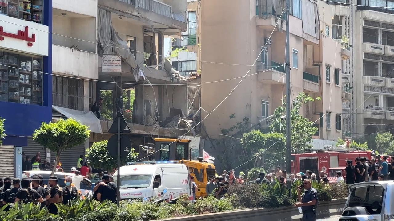 Video thumbnail for Lebanon: Three killed as Israeli army launches airstrikes in Lebanese capital in new ceasefire violation.