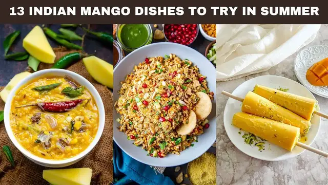 Video thumbnail for 13 Indian Mango Dishes to try out this Summer