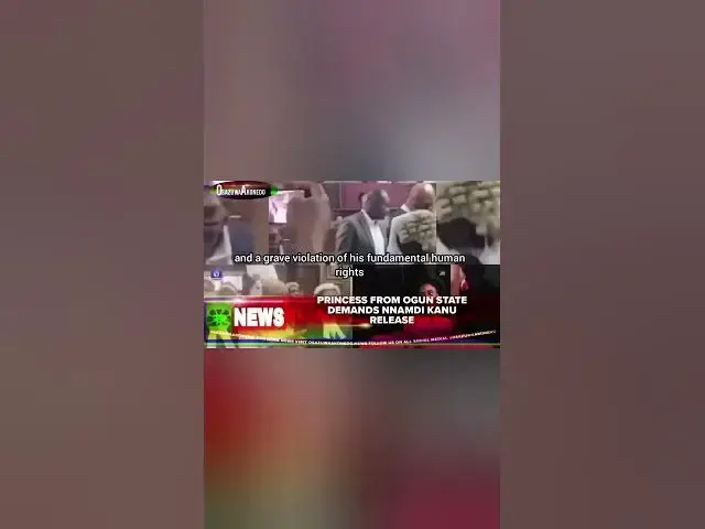 Video thumbnail for Princess From Ogun State Demands Nnamdi Kanu Release
