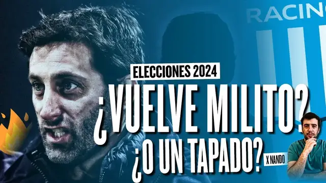 Video thumbnail for Racing 2024 | ¿Vuelve Diego Milito y hay un tapado? RUMORES Y VERDADES