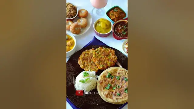 Video thumbnail for 13 Authentic Indian Thalis You Can’t Miss out #thali #shorts