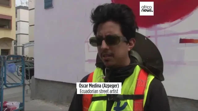 Video thumbnail for Street art festival transforms Morocco's capital into open-air gallery