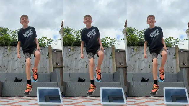 'Video thumbnail for Most hops on one foot in one minute - 126 by Zachary Fardell'