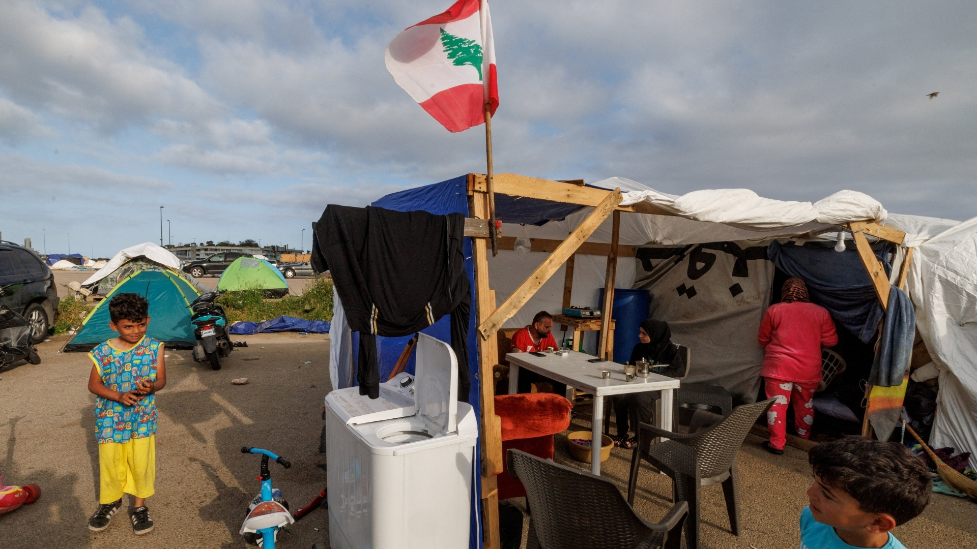 Video thumbnail for Lebanon displacement crisis deepens as war uproots families and overwhelms services