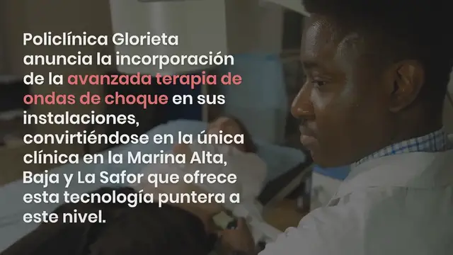 Video thumbnail for Policlínica Glorieta anuncia la incorporación de una nueva máquina de Ondas de Choque única en la zona: