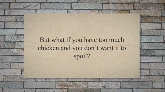 Video thumbnail for How Long Can You Freeze Chicken? The Best Way to Store Chicken