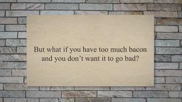 Video thumbnail for Can You Freeze Bacon? How to Store Bacon for Longer - Press To Cook