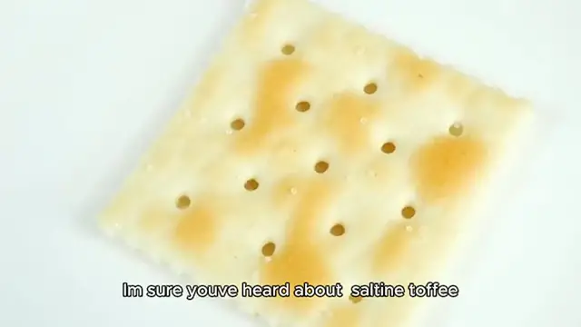 Video thumbnail for Saltine Toffee Recipe