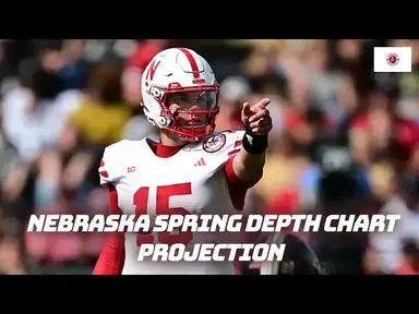 'Video thumbnail for Chatting about Nebraska's spring depth chart and much more'