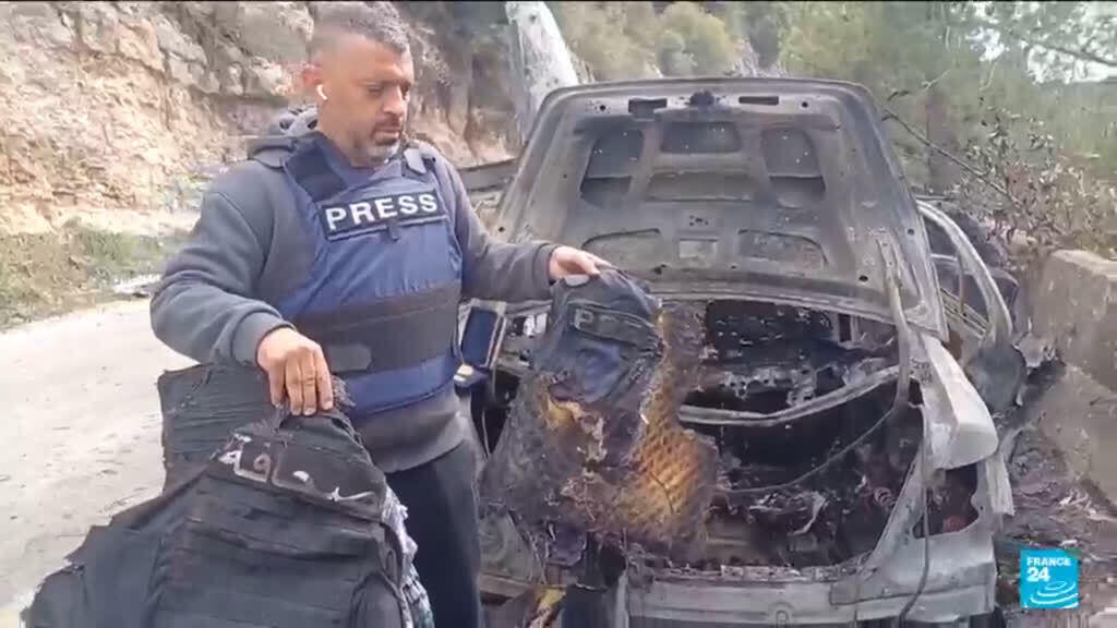 Video thumbnail for Three Lebanese journalists killed in strikes
