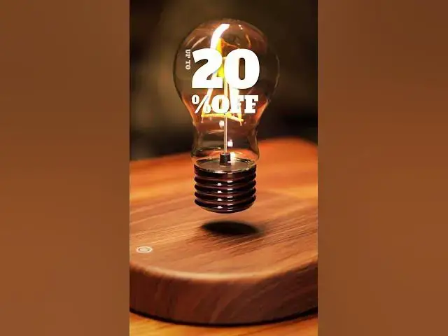 'Video thumbnail for Levitating Bulb Lamp: The Most Unique Gift of the Year!'