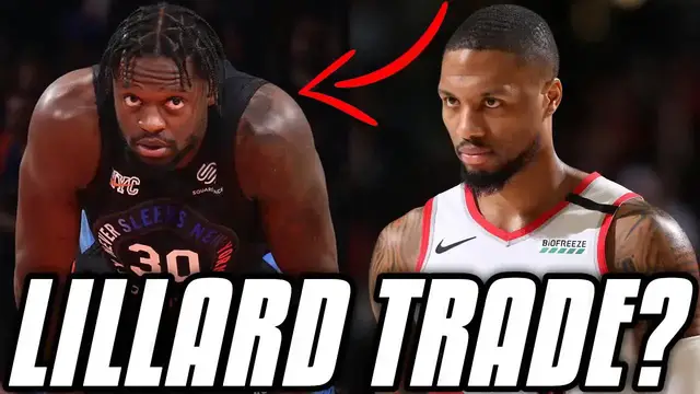 'Video thumbnail for knyt: damian lillard to the knicks? potential trade with randle & barrett!'