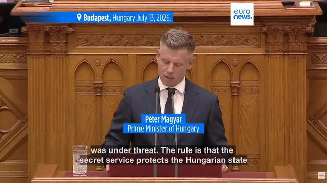 Video thumbnail for Hungarian parliament removes President Tamás Sulyok from office