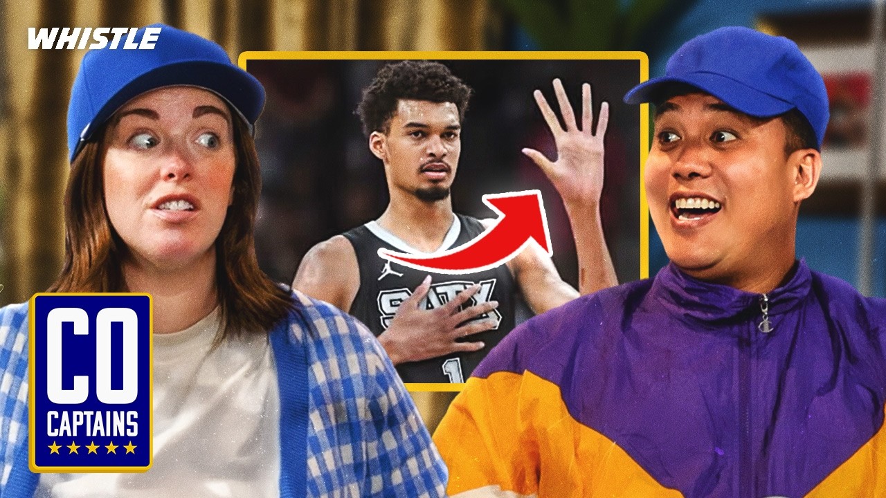 Video thumbnail for "Wemby Is Trapped In A Giant's Body" | Superfans React To Wemby Injury