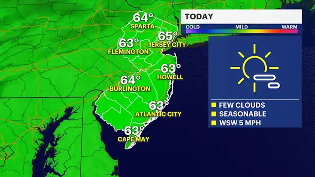 Video thumbnail for Fantastic fall weather for weekend activities across New Jersey