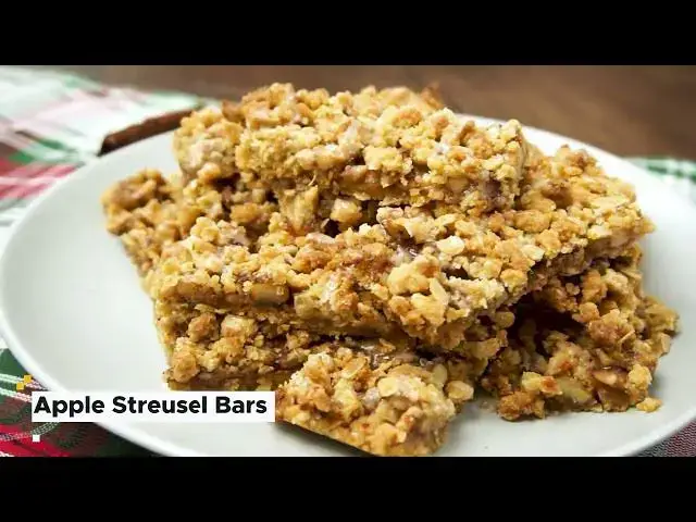 Video thumbnail for Apple Streusel Bars | Easier Eats