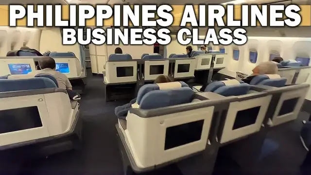 'Video thumbnail for Philippines Airlines Business Class Vancouver to Manila onto Bangkok'