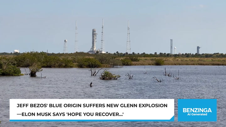 Video thumbnail for Blue Origin Rocket Blast