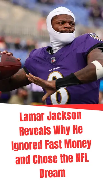 Video thumbnail for Lamar Jackson Reveals Why He Ignored Fast Money and Chose the NFL Dream