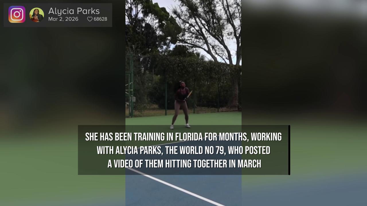 Video thumbnail for Serena Williams planning tennis comeback at 44.