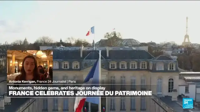 'Video thumbnail for France celebrates Journées du patrimoine'