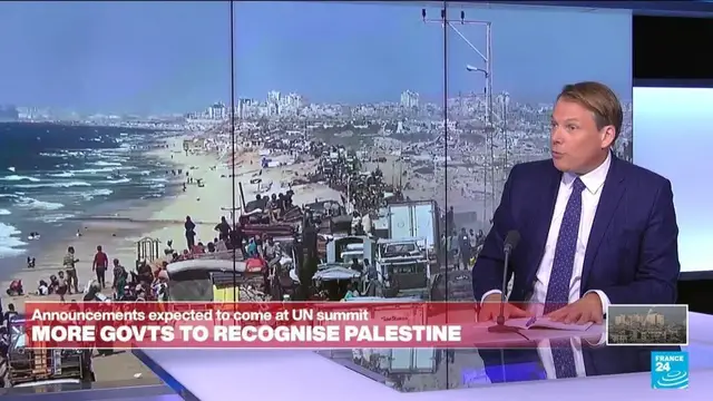'Video thumbnail for UN rights chief says 'evidence mounting' of 'genocide' in Gaza'