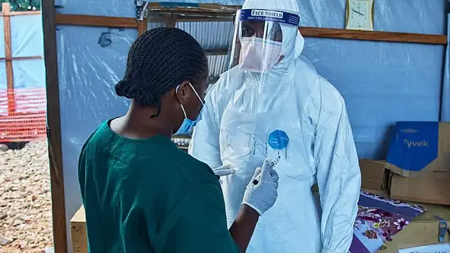 Video thumbnail for DR Congo says Ebola outbreak yet to peak as virus spreads to new areas