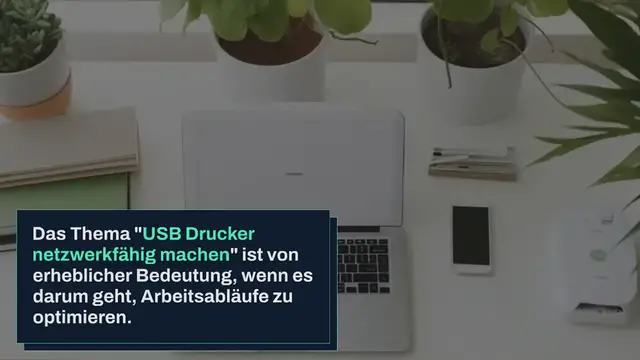 Video thumbnail for USB Drucker netzwerkfähig machen: So binden Sie ihn ins WLAN ein