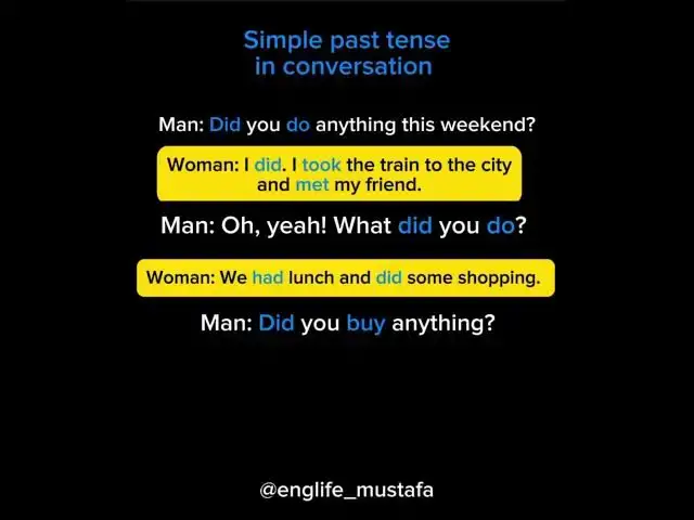 Video thumbnail for Simple past practice conversation #pasttenses #grammar #إنجليزى_من_الصفر #englishspeaking #انجليزي