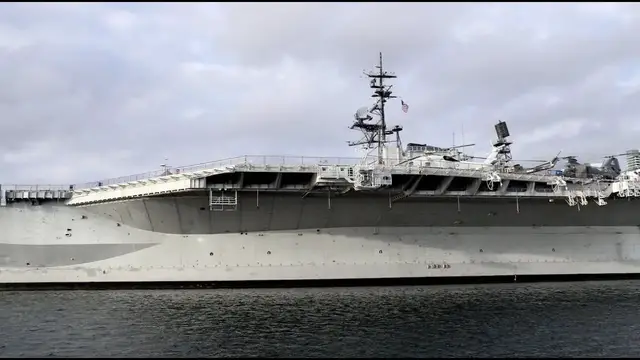 Video thumbnail for San Diego Midway Aircraft Carrier Part 2