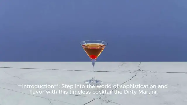 Video thumbnail for Classic Dirty Martini Magic