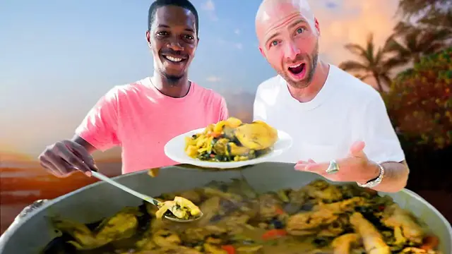 Video thumbnail for Making OIL DOWN The NATIONAL DISH of Grenada