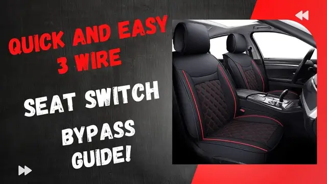 Video thumbnail for Quick and Easy 3 Wire Seat Switch Bypass Guide!