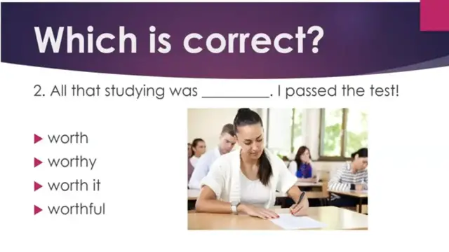 Video thumbnail for Say it Right in English:  Worth, Worthy, Worth It