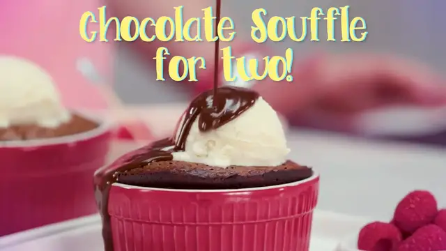 'Video thumbnail for How to Make Valentine Chocolate Soufflé with Mocha Sauce _ Valentine_s Day Recipes _ Allrecipes.com(720P_HD)'