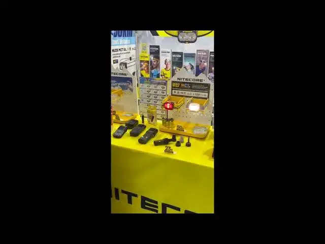 Video thumbnail for Nitecore Introduces its 2027 Headlamps and New Super Light Power Banks at Orbdays & Outdoor in Italy