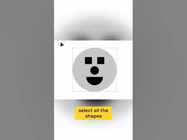Video thumbnail for Adobe Illustrator: Pathfinder Tool & Emoji Creation! #shorts